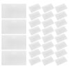 40pcs PVC Adhesive Label Pockets for Bookshelves and Bins