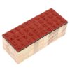40pcs Wooden Alphabet Number Stamp Set for Projects
