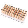 40pcs Wooden Diary Alphabet Stamps for Journal Decoration and Craft