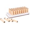 40pcs Wooden Letter Number Stamp Tool for Diary Decoration DIY Cards
