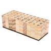 40pcs Wood Letter and Number Stamp Set for Creative Crafting