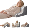 Wedge Pillow Headboard, Memory Foam Bed Wedge Pillow for Sleeping