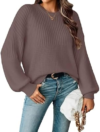 SUNNYMELODY Women Oversized Lightweight Sweater