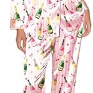 EKOUAER Silk Satin Pajama Set
