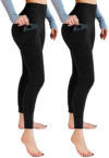 LEAFIGURE 2 Pack Leggings with Pockets