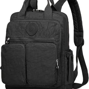 Joyway Women’s Backpack Purse, Fashionable Mini Backpack Crossbody Bag, Small Daypack for Teen Girls, Work, Travel (Black)