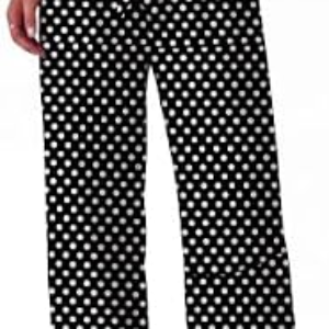 LEPUNUO Womens High Tie Waist Wide Leg Pants