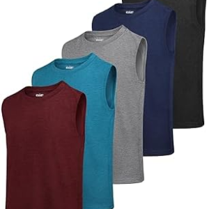 QWE 5 Pack Boys Tank Tops