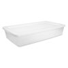 41 Quart Clear Plastic Underbed Storage Container with Lid, 2 Pack