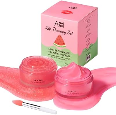 ANAI RUI Lip Scrub & Lip Mask Set