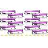 42W 12 Pack LED Black Light Bar, Blacklight for Glow Party