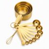 430 Stainless Steel Measuring Cups and Spoons Set for Baking, Coffee Use