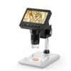 4.3" LCD Digital Microscope 1000X Coin for Error Coins USB Magnifier Micro Scope with High Stand 8 LED for Kid