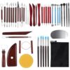 43Pcs Clay Sculpting Tools Set with Storage Bag, Pottery Tool Kit for Adult