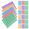 4400pcs Colored Dot Stickers Self Adhesive Round Color Coding