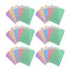 4400pcs Colored Round Dot Sticker Labels 50 Sheets Self Adhesive