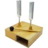 440 Hz Beater Resonance Teaching Tuning Fork Resonance Tuning Fork Group Sound Propagation Resonance Tuning Fork with Wooden Resonant Box