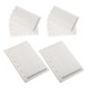 450 Sheets Financial Refill 6 Ring Loose Leaf Planner Inserts