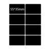 480Pcs Erasable Chalkboard Labels Assorted Shapes Removable Sticker for Storage Bins Jars Bottles