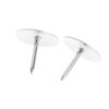 480pcs Metal Push Pins Silver for Bulletin Board, Office School Supplies