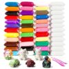 48 PCs Air Dry Clay Kit for Kids Age 3-12 with 3 Sculpting Tools 36 Colors