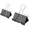48 Pcs Large and Large Binder Clips 2 Inch Length (24 Pcs) and 1.6 Inch Length (24 Pcs)