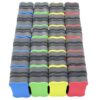 48 Pcs Whiteboard Erasers with Strong Attachment Force, Bone Shaped Dry Erasers, Washable EVA Office Erasers for Whiteboard, Chalkboard, School, Home, Office Supplies, Red, Yellow, Blue, Green