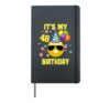 48th Birthday Gifts It's My Birthday 48 Years Old WY27 Hardcover Journal, Black