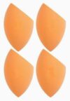 4 Count Waterdrop Makeup Sponges, Multicolor Blender Sponge for Face