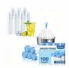 4 Gallon Drawstring Trash Bags&7 oz Plastic Cups