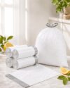 4 Gallon Drawstring Trash Bags, Lemon Scented, Small Bin Liners-200 Pcs