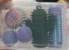 4 Pack Little Ouchies Pain Fidget for Teens Adults - Pocket Portable Pain Stim Toy Set for Anxiety & Stress Relief, 3D Printed Spicky Fidget Keychain for Travel Study & Office Work