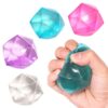 4pc Mini Small 1.4 Masonry Ice Squishy Stress Balls Diamond Anxiety Relief