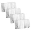 4pcs Adjustable A5 Book Cover Sleeve, PVC Waterproof Protector