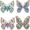 4Pcs Butterfly Crystal Diamond Art Kit for Wedding Party Gift