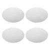4pcs Canvas Board for Beginner Oil Painting Practice 40cm White