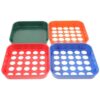 4pcs Color Coded Coin Sorting Organizer Reusable Plastic Stackable