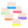 4pcs Colorful Sticky Labels for Notebooks and Presentations, Plastic