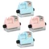 4pcs Compact Math Roller Stamp Wear Resistant Plastic, for Students