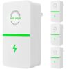4 Pcs Energy Saving Device, Power Saver for Home Office, Smart Energy Saving Device with Voltage Stabilization and Spike Suppression, Electricity Saver for Commercial Use