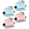 4pcs Learning Math Roller Stamp for Students, Wear Resistant Plastic