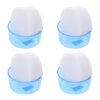 4pcs Money Counting Finger Moistener Pad with 2.95in Sponge Jar