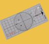 4 Pcs Plotter Protractor, Navigation Protractor with Rotating Compass Dial, Marine Navigation Tools Set for Boat Charting, Map Work, Nautical Education and Course Plotting
