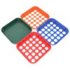 4pcs Reusable Coin Sorting Organizer with Four Color Coded Trays