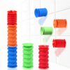 4PCS Sensory Fidget Toys for Kids - Sensory Suction Bath Toys for Toddlers- Soft Pop Tubes with Suction Cups - Car Travel Stocking Stuffers for Toddlers Boys & Girls