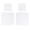 4pcs Square Cotton Oil Painting Canvas Frame Set