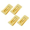 4pcs Stainless Steel Money Clip Set for Men, Cash Organizer