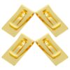 4pcs Stainless Steel Money Clip Set for Men, Metallic Cash Holder