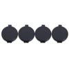4pcs Thumbprint Stamp Pad Mini Black Identification Ink for Invoices