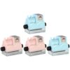 4pcs Wear Resistant Adjustable Math Roller Stamp for Students Plastic